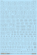 Load image into Gallery viewer, MYK Design GM-158 04 Gray Decal Set Line Shape Number 1/100
