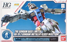 Load image into Gallery viewer, Gundam Base Limited 1/144 HG RX-78-2 Metallic Gloss Injection Version
