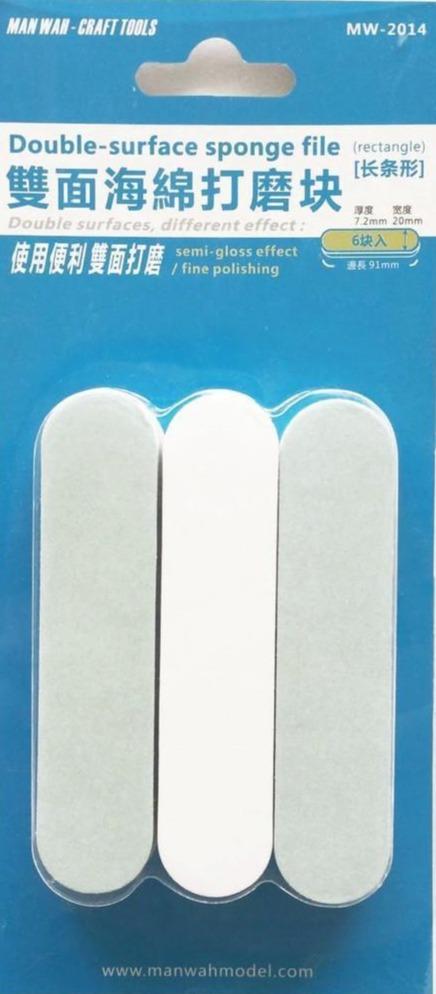 Manwah Double Surface Sanding Sponge 6pcs