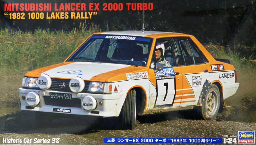 1/24 Mitsubishi Lancer EX 2000 Turbo 1982 1000 Lakes Rally