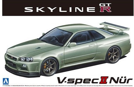 1/24 Nissan BNR34 Skyline GT-R V-spec II Nur '02