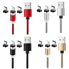 Load image into Gallery viewer, 3 in 1 Fast Magnetic USB Charging Cable
