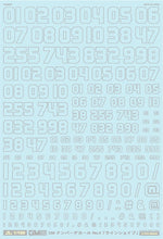 Load image into Gallery viewer, MYK Design GM-058 04 Light Gray Decal Set Line Shape Number 1/100
