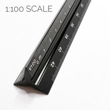 Load image into Gallery viewer, Metal Scale Ruler 30cm
