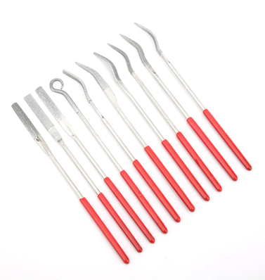 Diamond Hook Files 10pcs Set