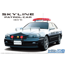 Load image into Gallery viewer, 1/24 Nissan ER34 Skyline Police Car &#39;01
