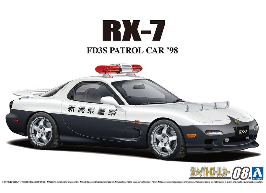 1/24 Mazda FD3S RX-7 IV Type Police Car '98