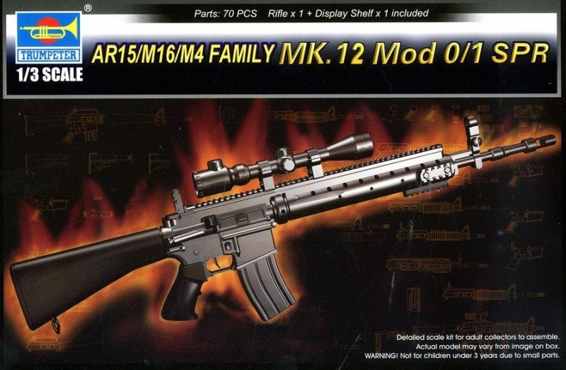 1/3 AR15 / M16 / M4 Mk 12 Mod 0/1 SPR