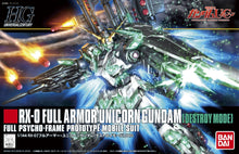Load image into Gallery viewer, 1/144 HGUC Full Armor Unicorn Gundam Destroy Mode
