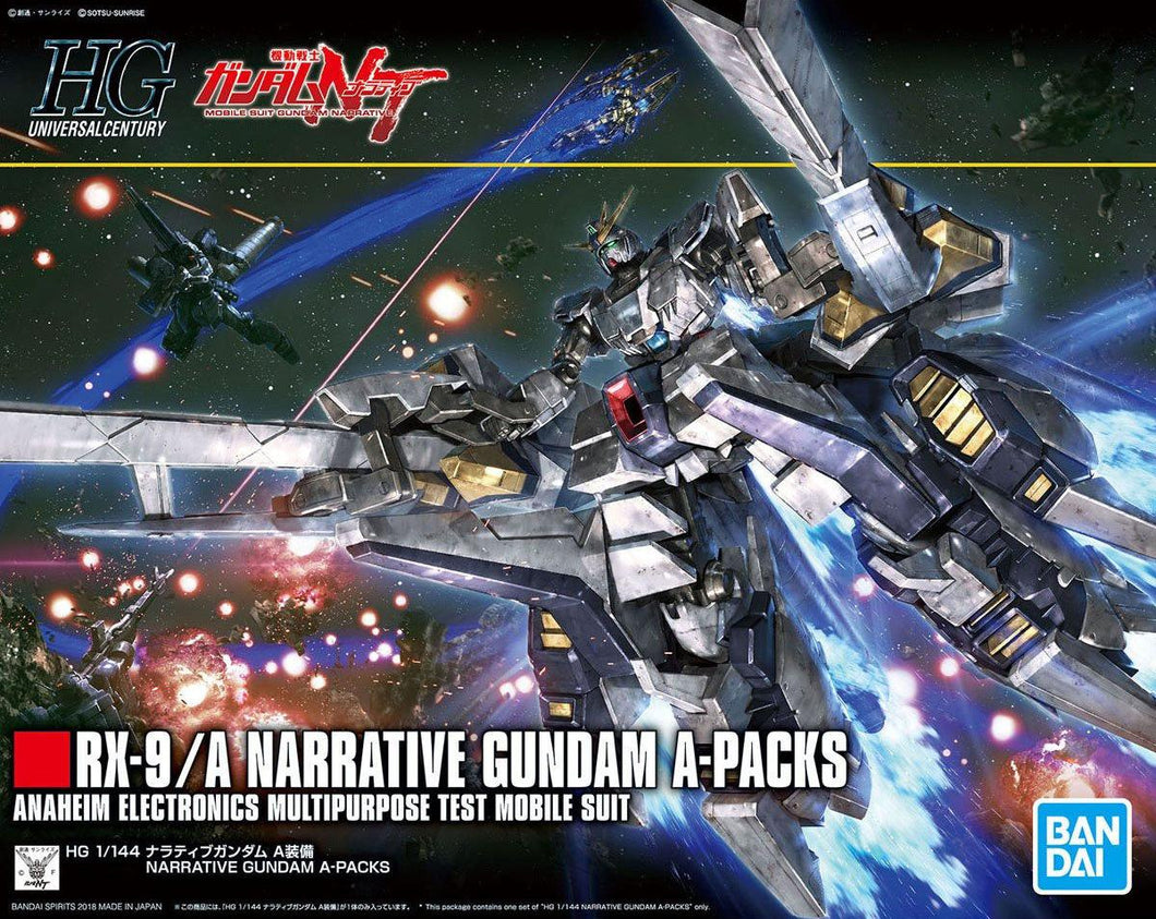 1/144 HGUC #218 RX-9/A Narrative Gundam A Packs